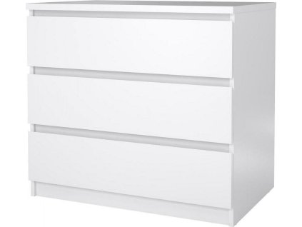 Komoda Simplicity 235 bílý lesk