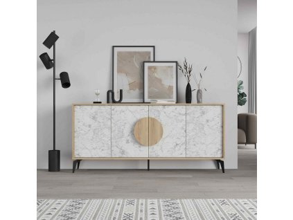 luxusne konzolovy stolik dub biela carrara oriana 180 qectrtbmdu1udgfu pbbby7qgnbrpmsew