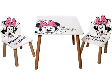 DSAR0577A detsky stul se zidlemi minnie mouse