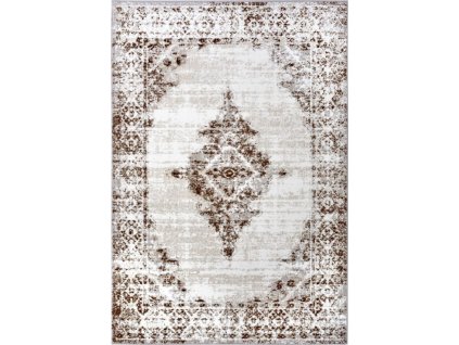 Kusový koberec Shine 105917 Retro Cream Brown (Rozměry koberců 120x170)