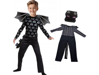 Dětský kostým Minecraft Ender Dragon 116-122 M