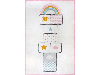 Dětský koberec Adventures 105953 Cream Rose (Rozměry koberců 120x170)