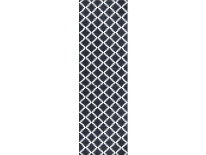 Protiskluzový běhoun Home Black White 103156