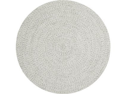 Kusový koberec Braided 105553 Light Melange kruh – na ven i na doma (Rozměry koberců 150x150 (průměr) kruh)