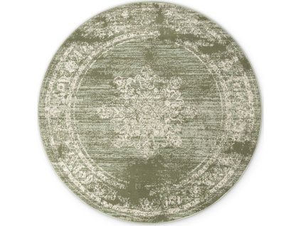 Kusový koberec Gloria Lydia 106255 Mint kruh (Rozměry koberců 120x120 (průměr) kruh)