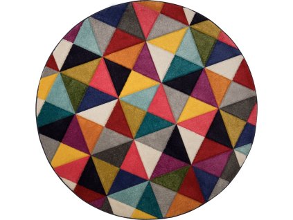 Kusový koberec Spectrum Samba Multi kruh (Rozměry koberců 160x160 (průměr) kruh)