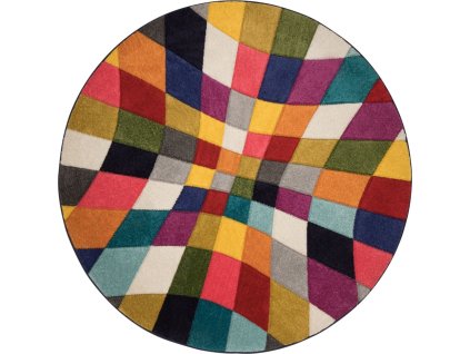 Kusový koberec Spectrum Rhumba Multi kruh (Rozměry koberců 160x160 (průměr) kruh)