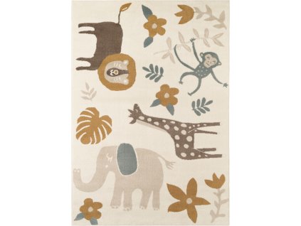 Dětský koberec Adventures 106213 Cream Multicolor (Rozměry koberců 120x170)