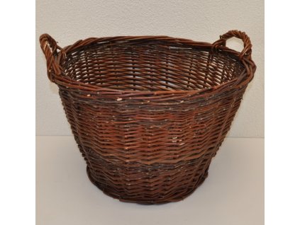 Koš dvoujuchý zelený střední