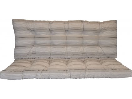 Polstr na zahradní houpačku 120 cm - látka Antik pruh