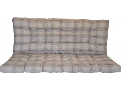 Polstr na zahradní houpačku 130 cm - látka Antik kostka