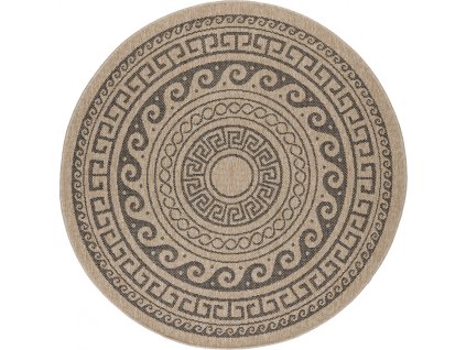 Kusový koberec Comilla 887 Black kruh (Rozměry koberců 120x120 (průměr) kruh)