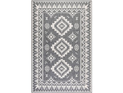 Kusový koberec Gemini 106018 Silver z kolekce Elle – na ven i na doma (Rozměry koberců 120x170)