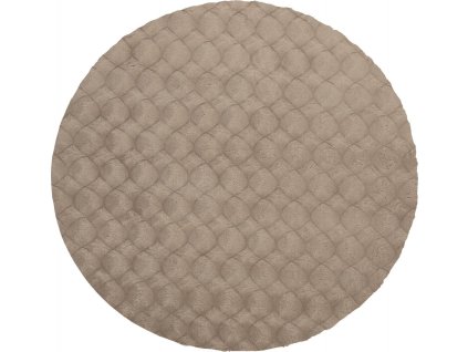 Kusový koberec Diamond Cut 800 Taupe kruh (Rozměry koberců 120x120 (průměr) kruh)