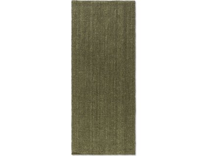 Běhoun Bouclé Jute 105977 Jungle Green (Rozměry koberců 80x200)