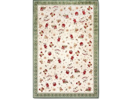 Kusový koberec Villeroy & Boch Toy's delight se střiženým vlasem 106218 Green, Multicolor (Rozměry koberců 50x80)