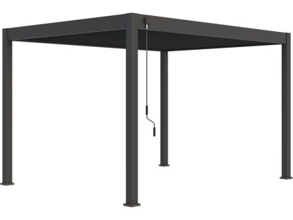 3x4 4 legs anthracite side view