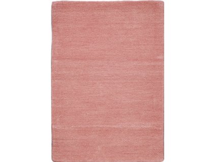Ručně všívaný kusový koberec Asra wool starorůžová (Rozměry koberců 60x110)