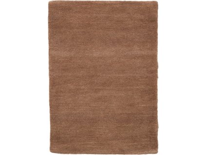 Ručně všívaný kusový koberec Asra wool hnědá (Rozměry koberců 60x110)