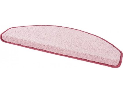Sada 15ks nášlapů na schody: Fancy 103010 růžové, samolepící (Velikost nášlapu 23x65 půlkruh (rozměr včetně ohybu), sada 15 ks)