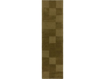 Běhoun Moderno Checkerboard Green (Rozměry koberců 60x230)