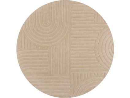 Kusový koberec Solace Zen Garden Natural kruh (Rozměry koberců 160x160 (průměr) kruh)