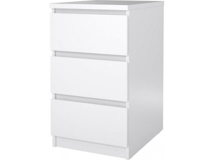 Komoda Simplicity 237 bílý lesk