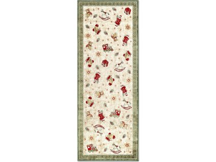 Běhoun Villeroy & Boch Toy's delight se střiženým vlasem 106218 Green, Multicolor (Rozměry koberců 80x200)