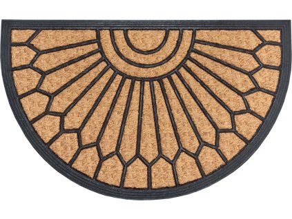 Rohožka Mix Mats Cocos 105685 - na ven i na doma (Rozměry koberců 45x75 půlkruh)
