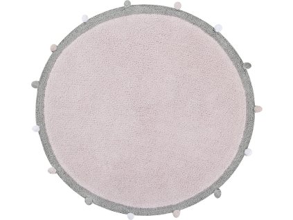 Pro zvířata: Pratelný koberec Bubbly Soft Pink kruh (Rozměry koberců 120x120 (průměr) kruh)