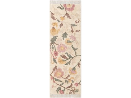 Běhoun Violette 106259 Cream/Multi z kolekce Elle (Rozměry koberců 80x200)