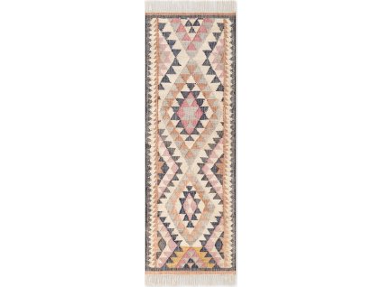 Běhoun Parsa 106260 Cream/Multi z kolekce Elle (Rozměry koberců 80x200)