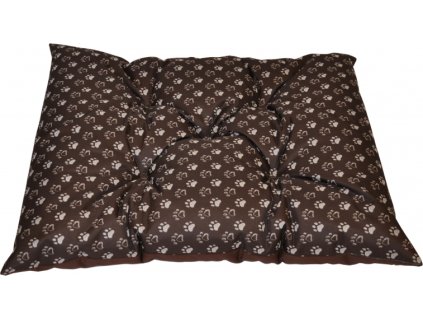 Podložka pro psa voděodolná 60x45 tlapka hnědá