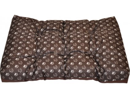 Matrace pro psa voděodolná 83x57 cm tlapka hnědá