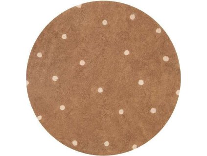 Kusový koberec Dot  Chestnut kruh (Rozměry koberců 140x140)