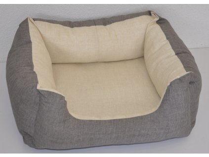 Pelíšek AXIN světle béžový - 68x58 cm