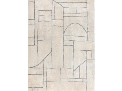 Kusový koberec Fusion 0806 cream/l. grey (Rozměry koberců 80x150)