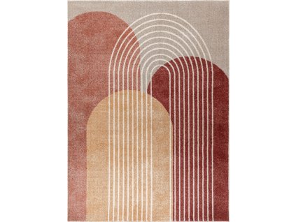 Kusový koberec Fusion 0810 beige/terra (Rozměry koberců 80x150)