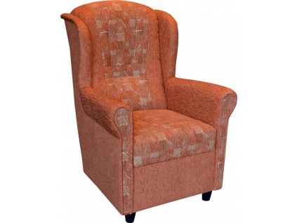 Relaxační křeslo ušák Jakub oranžové