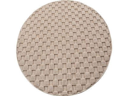 Kusový koberec Helix 2203 beige kruh (Rozměry koberců 120x120)