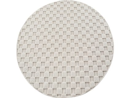 Kusový koberec Helix 2203 cream kruh (Rozměry koberců 120x120)