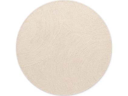 Kusový koberec Eleni 106220 Natur Weiß kruh (Rozměry koberců 120x120 (průměr) kruh)