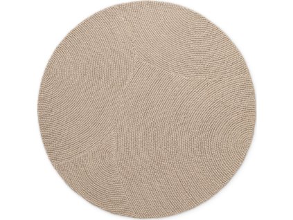 Kusový koberec Eleni 106221 Hellbeige kruh (Rozměry koberců 120x120 (průměr) kruh)