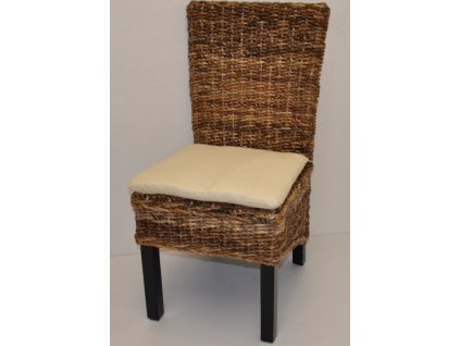 Židle Banny banánový list polstr světle béžový melír