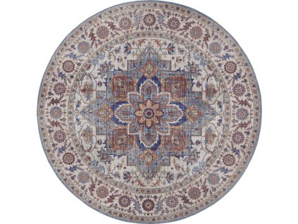 Kusový koberec Asmar 104002 Cyan/Blue kruh (Rozměry koberců 160x160 (průměr) kruh)