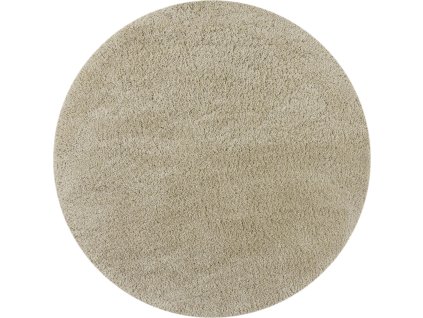 Kusový koberec Shaggy Teddy Natural kruh (Rozměry koberců 133x133 (průměr) kruh)