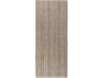 Běhoun Bouclé Jute 105975 Grey Brown (Rozměry koberců 80x200)