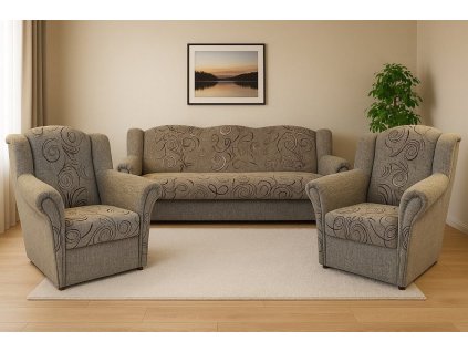 Sedací souprava Agáta Rosita 104 vzor/koo