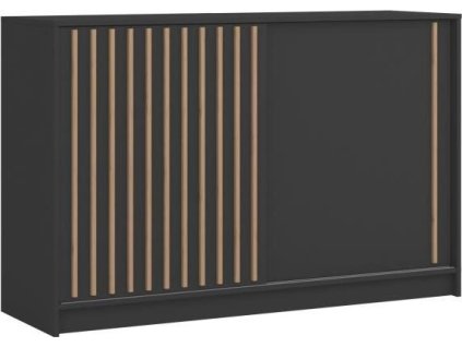 Komoda Rony 150 černá-lamely-dub wotan