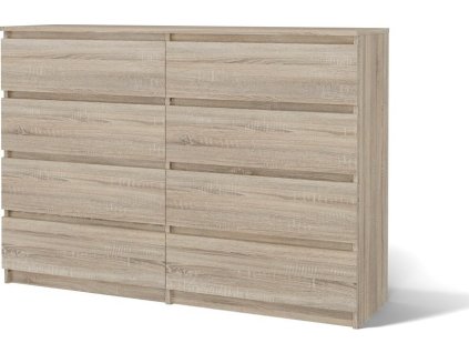 Komoda Malvína M8 140 dub sonoma